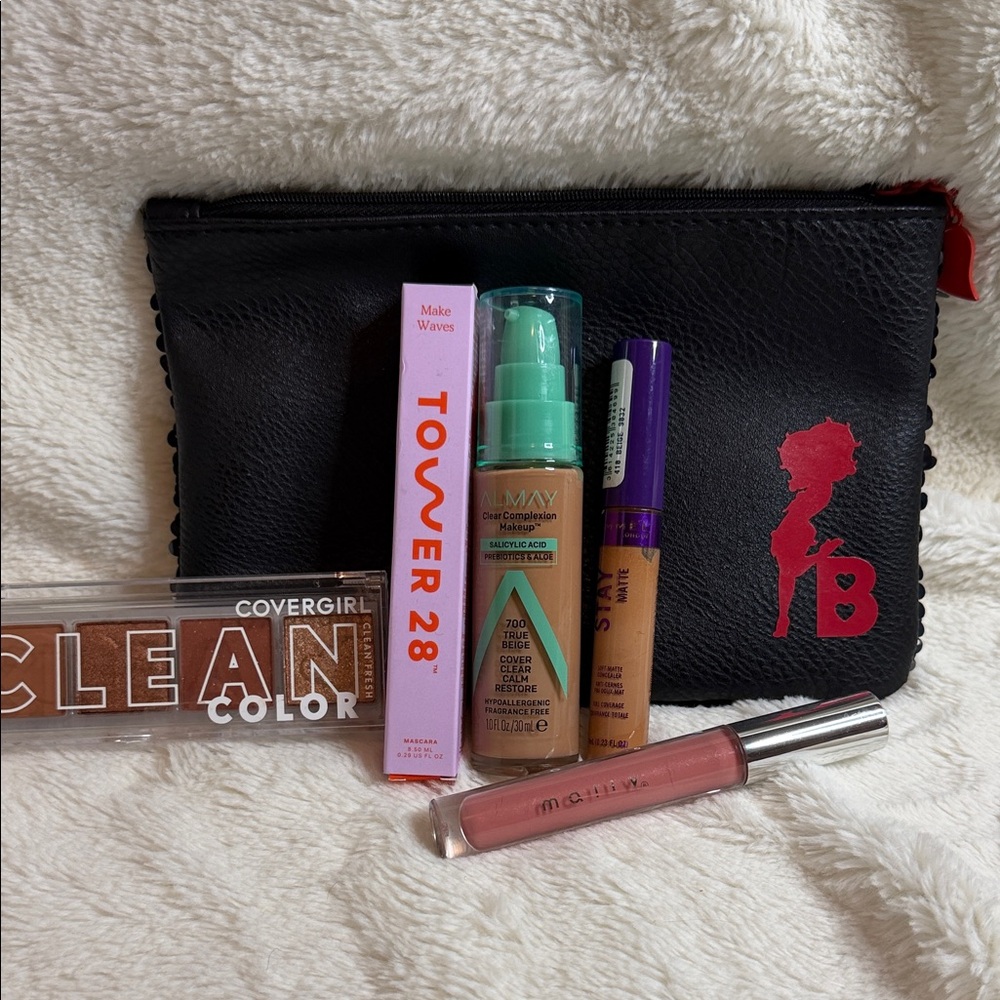 NEW CoverGirl Clean Color Eyeshadow Palette & Tower 28 Makeup Bundle